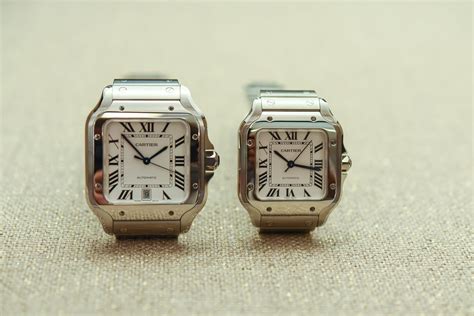 cartier santos large mm|cartier santos size chart.